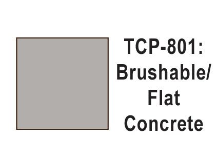 Tru Color TCP - 801 Flat Concrete Paint 1 Fluid Ounce - House of Trains
