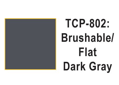Tru Color TCP - 802 Flat Dark Gray Paint 1 Fluid Ounce - House of Trains