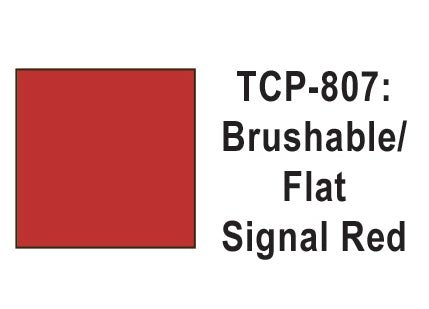 Tru Color TCP - 807 Flat Red Paint 1 Fluid Ounce - House of Trains