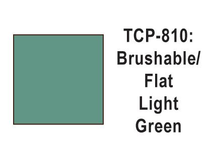 Tru Color TCP - 810 Flat Light Green Paint 1 Fluid Ounce - House of Trains