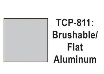 Tru Color TCP - 811 Flat Aluminum Paint 1 Fluid Ounce - House of Trains