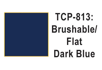 Tru Color TCP - 813 Flat Dark Blue Paint 1 Fluid Ounce - House of Trains