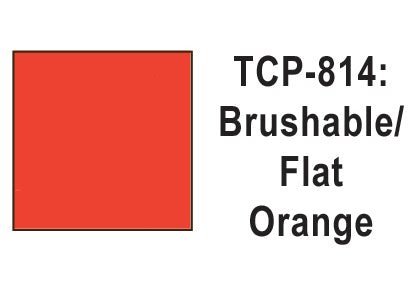 Tru Color TCP - 814 Flat Bright Orange Paint 1 Fluid Ounce - House of Trains