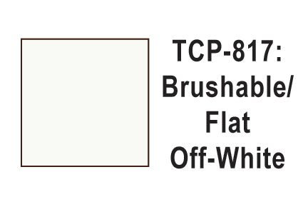 Tru Color TCP - 817 Flat Off White Paint 1 Fluid Ounce - House of Trains