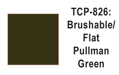 Tru Color TCP - 826 Flat Pullman Green Paint 1 Fluid Ounce - House of Trains