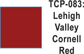 Tru Color TCP - 83 Lehigh Valley Cornell Red Paint 1 ounce - House of Trains
