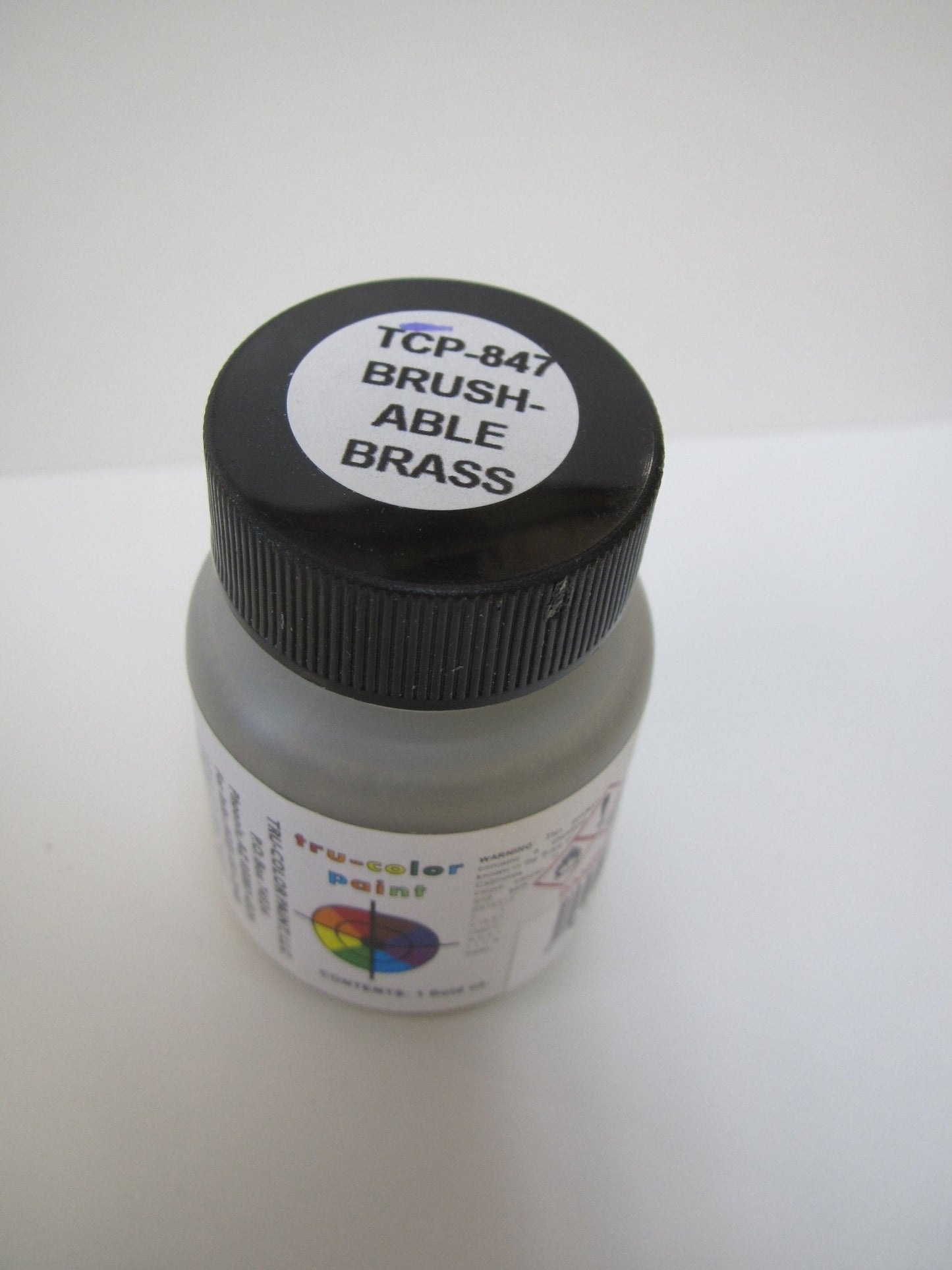 Tru Color TCP - 847 Brushable Brass (Not Flat) Paint 1 Fluid Ounce - House of Trains