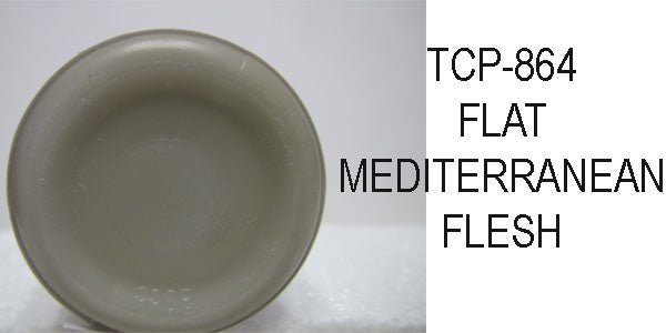 Tru Color TCP - 864 Flat, Brushable Mediterranean Flesh Paint 1 Fluid Ounce - House of Trains