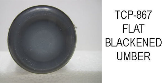 Tru Color TCP - 867 Flat, Brushable Blackened Umber Paint 1 Fluid Ounce - House of Trains
