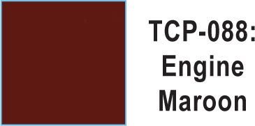 Tru Color TCP - 88 Engine Maroon Paint 1 ounce - House of Trains