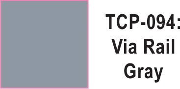 Tru Color TCP - 94 VIA Rail Gray Paint 1 ounce - House of Trains