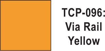Tru Color TCP - 96 VIA Rail Yellow Paint 1 ounce - House of Trains