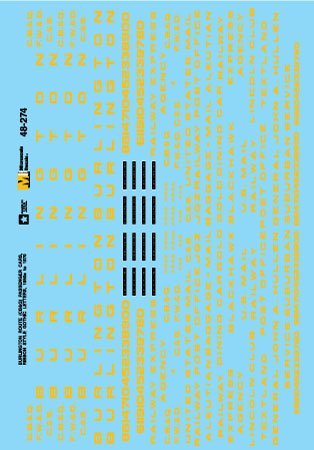 Microscale 48-274 O, Burlington Route Ribbon Style Gothic Letters, Dulux, 1950-1970