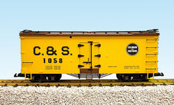 USA Trains R16021A G, 40' Wood Refrigerator Car, CS, 1057 - House of Trains