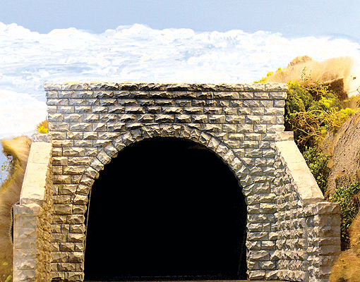 Chooch 8350 HO Cut Stone Tunnel Portal, Double Track