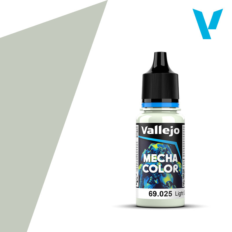 Vallejo 69.025 Mecha Color, Light Green Paint, 0.6 fl oz, 18ml.