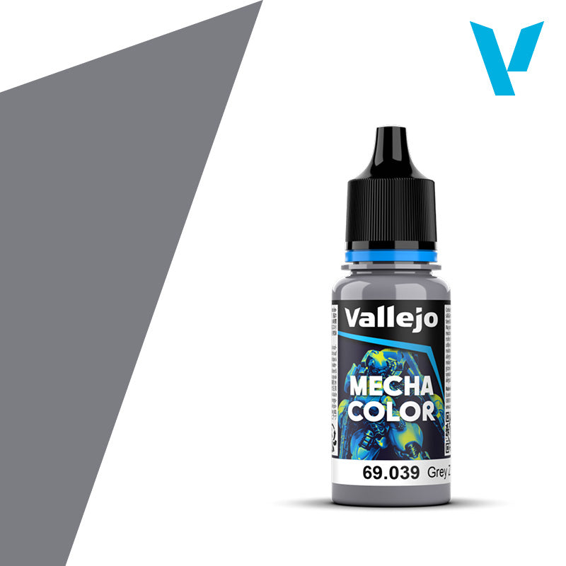 Vallejo 69.039 Mecha Color, Grey Z Paint, 0.6 fl oz, 18ml.
