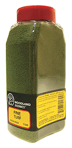 Woodland Scenics 1345 64.6ci Fine Turf Shaker, Green Grass