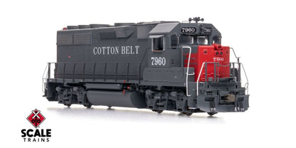 Scale Trains 41917 HO, Rivet Counter, EMD GP40R, DCC Sound, Cotton Belt 7964