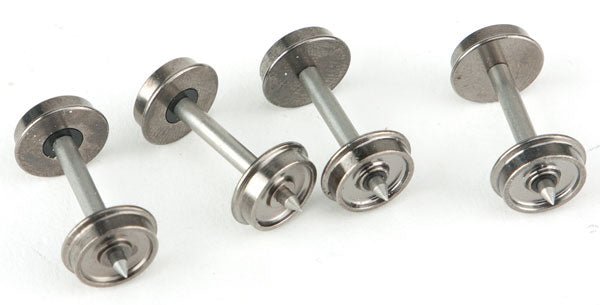 Walthers 2304 HO, 33" Wheelsets with Metal Axles, 100 pieces - House of Trains