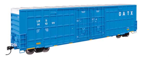 Walthers 910 - 3107 HO, 60' High Cube Boxcar, GATX, LRS 141099 - House of Trains