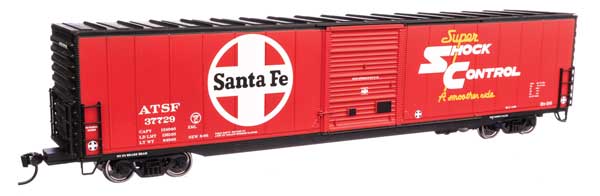 Walthers 910-3351 HO, 60' PS Auto Parts Boxcar, ATSF, 37729 - House of Trains