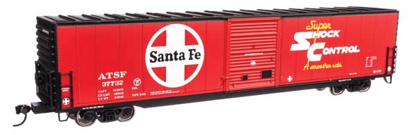 Walthers 910-3352 HO, 60' PS Auto Parts Boxcar, ATSF, 37732 - House of Trains