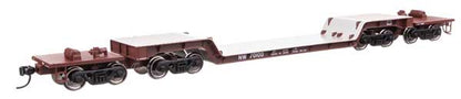 Walthers 910 - 50231 HO, 81' 8 - Axle Depressed Center Flat Car, NW 70100 - House of Trains