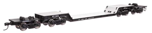 Walthers 910 - 50245 HO, 81' 8 - Axle Depressed Center Flat Car, WP 1602 - House of Trains