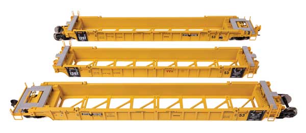 Walthers 910 - 55827 HO, 53' NSC Articulated 3 - Unit Well Car, DTTX 785786 - House of Trains