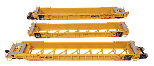 Walthers 910 - 55830 HO, 53' NSC Articulated 3 - Unit Well Car, DTTX 786993 - House of Trains