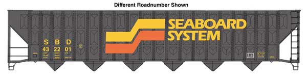 Walthers 910 - 56363 HO, 73' Wood Chip Hopper, SBD 432227 - House of Trains