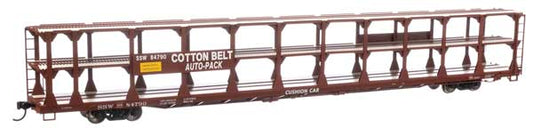 Walthers 910 - 8222 HO, 89' Tri - Level Open Auto Rack, SSW, 84790 - House of Trains
