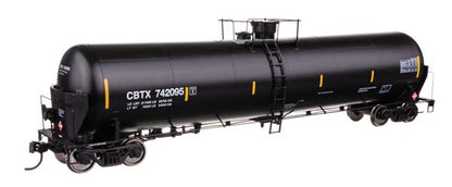 Walthers 920 - 100764 HO, 55' Trinity Modified 30K Tank Car, CBTX 742095 - House of Trains