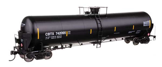 Walthers 920 - 100764 HO, 55' Trinity Modified 30K Tank Car, CBTX 742095 - House of Trains