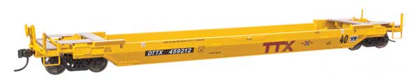 Walthers 920 - 109149 HO, Proto Gunderson Rebuilt AP 40' Well Car, TTX, Railbox, DTTX 459212 - House of Trains