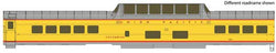 Walthers 920-18551 HO, 85' Dome Coach, UPP, Columbine, 7001 - House of Trains