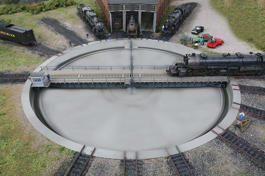 Walthers 933 - 2859 HO 130' Turntable, Motorized, for use with DC or DCC - House of Trains