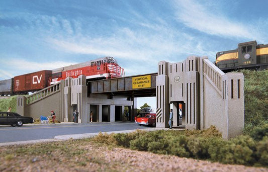 Walthers 933 - 3190 HO Art Deco Highway Underpass - House of Trains