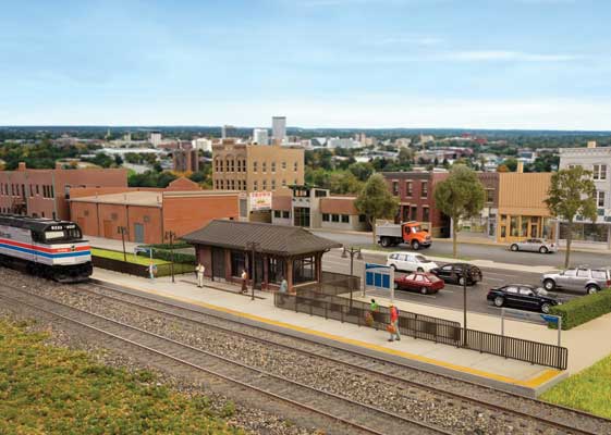 Walthers 933-3392 HO, Cornerstone Amtrak Rural Station, Kit - House of Trains