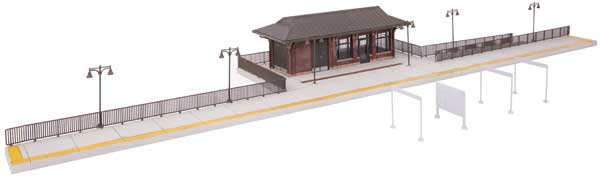 Walthers 933-3392 HO, Cornerstone Amtrak Rural Station, Kit - House of Trains