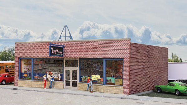 Walthers 933 - 3475 HO, Hobby Shop, Plastic Building Kit - House of Trains