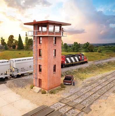Walthers 933-3557 HO, Cornerstone Modern Yard Tower, Kit - House of Trains