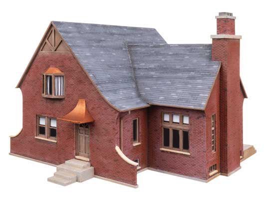 Walthers 933-4250 HO Cornerstone, Tudor House, Plastic Model Kit - House of Trains