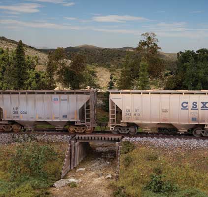 Walthers 933 - 4528 HO Cornerstone, Short Beam Bridge, Plastic Kit - House of Trains