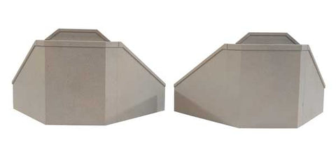 Walthers 933 - 4553 HO Double Track Concrete Abutment - House of Trains