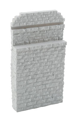 Walthers 933 - 4583 HO Single Track Stone Abutment, Gray - House of Trains