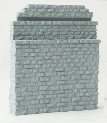 Walthers 933-4584 HO Double Track Railroad Bridge, Stone Abutement, Gray - House of Trains
