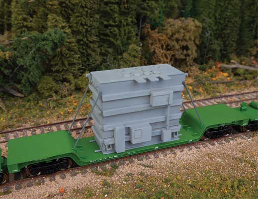 Walthers 949 - 3107, HO, Transformer Load, Gray Plastic Kit - House of Trains