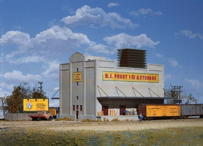 Walthers Cornerstone 933 - 3020 HO, RJ Frost Ice and Cold Storage, Kit - House of Trains